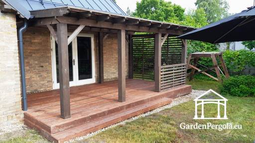 Pergolas : House attached