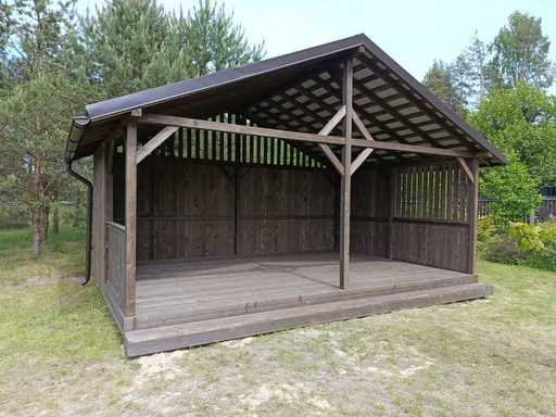 Cenador de jardín 4x5m — Práctico, duradero y perfecto para refugio al aire libre