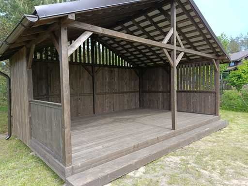 Cenador de jardín 4x5m — Práctico, duradero y perfecto para refugio al aire libre