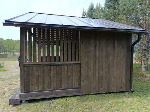 Cenador de jardín 4x5m — Práctico, duradero y perfecto para refugio al aire libre