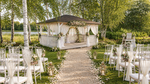 Pérgola de Madera de Montaje Rápido para Bodas – ¿Qué Necesitas?