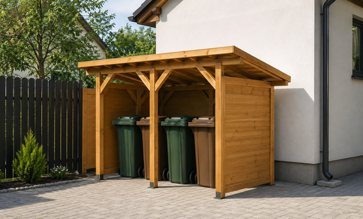 Por Qué un Cobertizo de Madera para Contenedores de Basura Es una Adición Inteligente a Tu Jardín