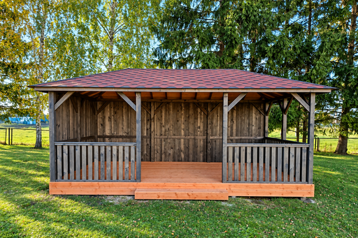 Pérgola de jardín de madera de 3x6 m - garden gazebo pergola