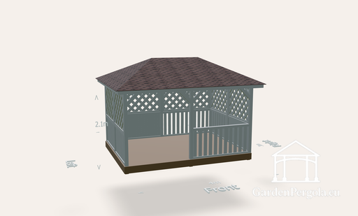 Gazebo 3x4 four slope