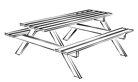 Garden bench