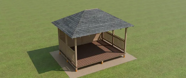 Step 9. Shingles: row by row